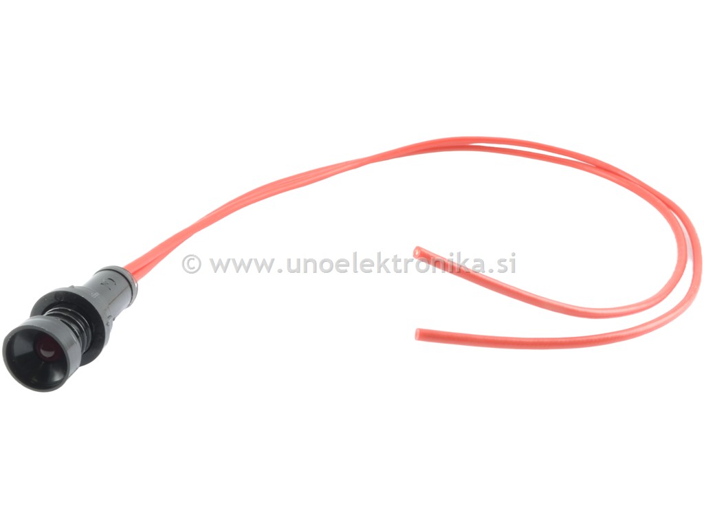 SIGNALNA LUČKA fi10mm ZA NA PANEL 230VAC