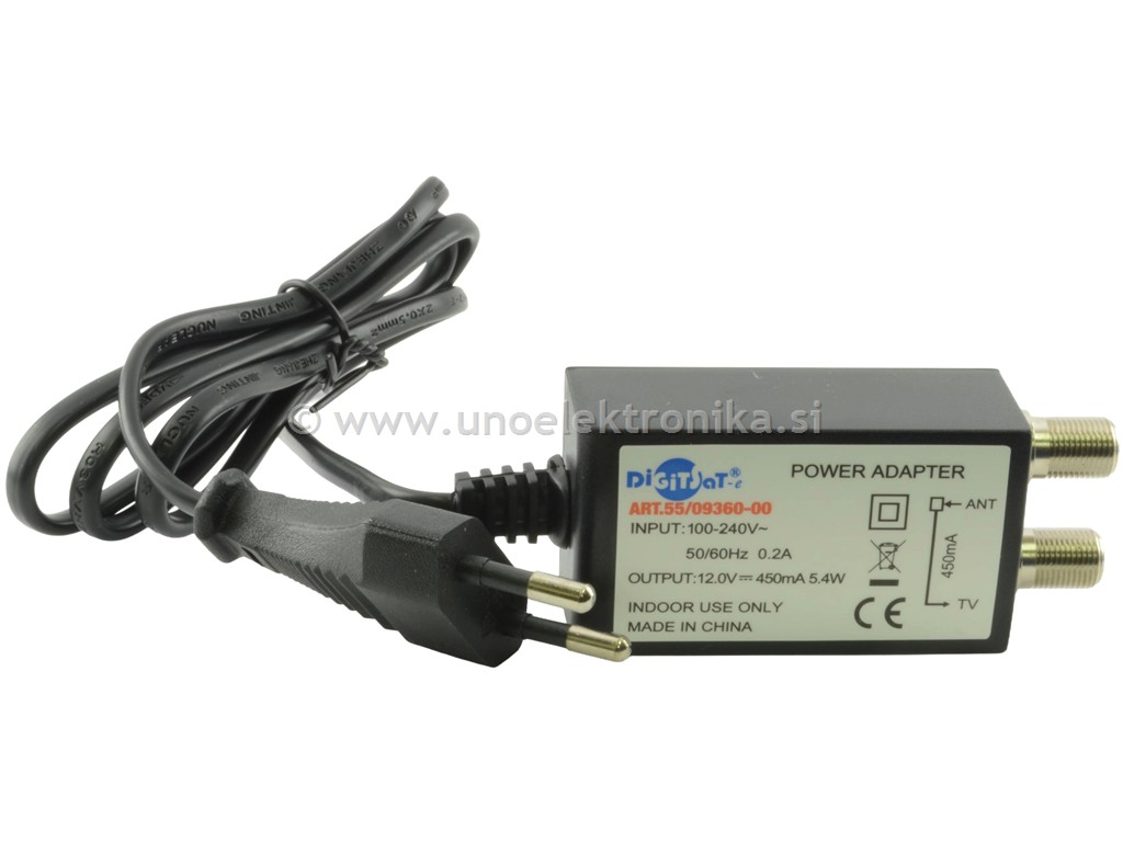 ANTENSKI NAPAJALNIK 12V 450mA 55/09360
