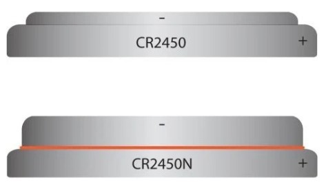 BAT. LITIJ CR 2450N 3V 5x24,5mm