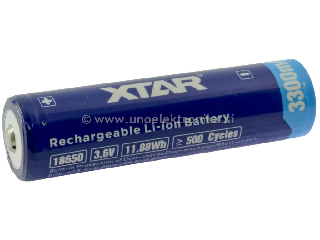 AKUMULATOR Li-Ion MR18650 3,6V 3300mAh