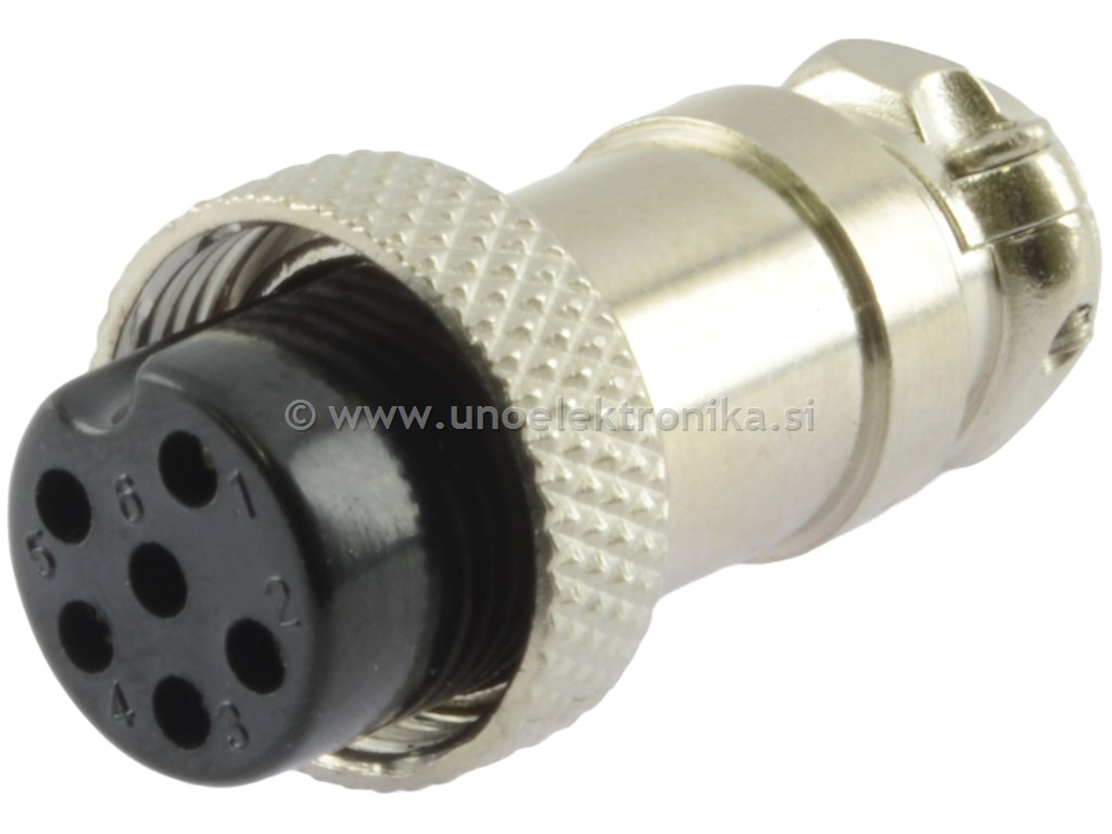 VTIČNICA Z OKLOPOM 6p. ZA MIKROFON