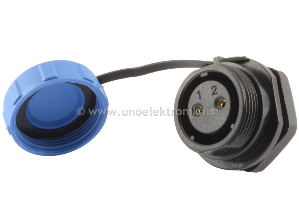 VTIČNICA 2 POLNA fi 20mm ZA NA PANEL