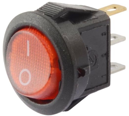 STIKALO MINI 0-1 Z LUČKO fi 14,4mm