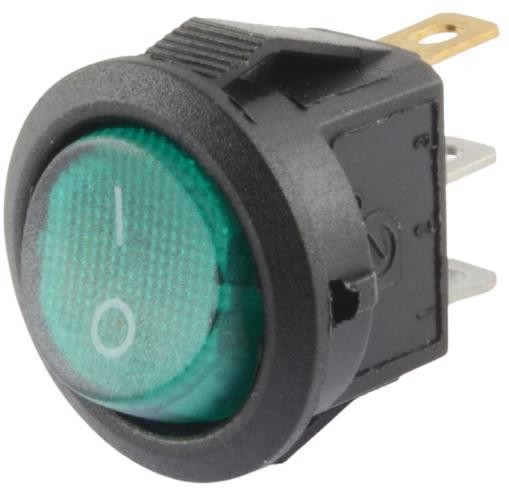 STIKALO MINI 0-1 Z LUČKO fi 14,4mm