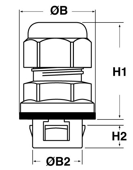 UVODNICA M25 SNAP-IN