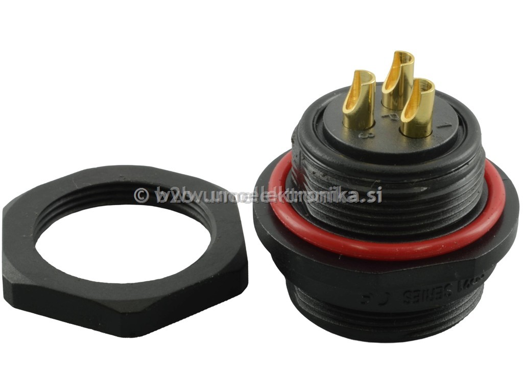 VTIČNICA 3 POLNA fi 21mm ZA NA PANEL