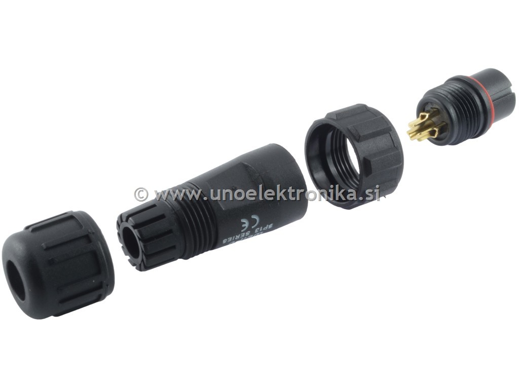 VTIKAČ 3 POLNI fi 13mm ZA NA KABEL
