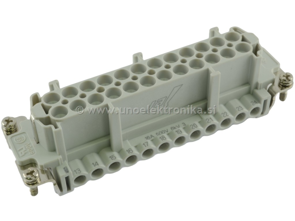 KONEKTOR ŽENSKI 24p.+PE ZA NA KABEL