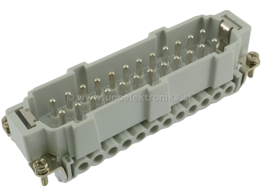 KONEKTOR MOŠKI 24p.+PE ZA NA KABEL