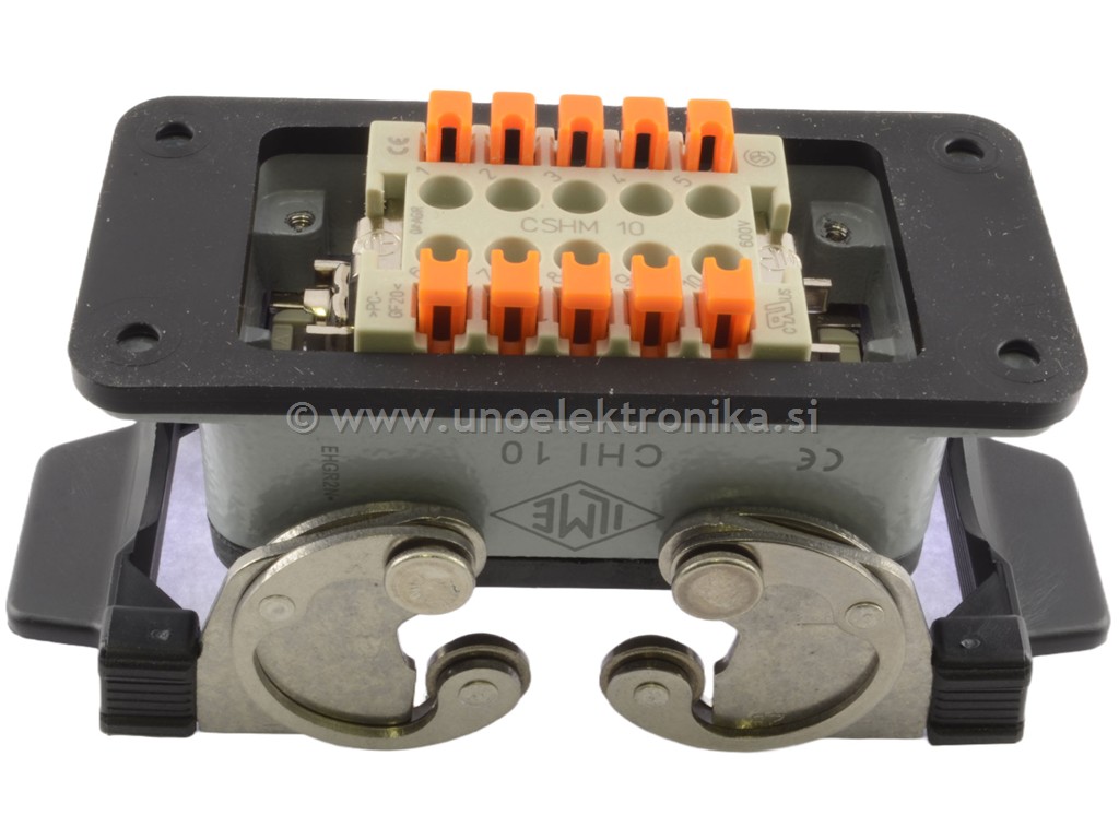 KONEKTOR MOŠKI 10p.+PE ZA NA PANEL