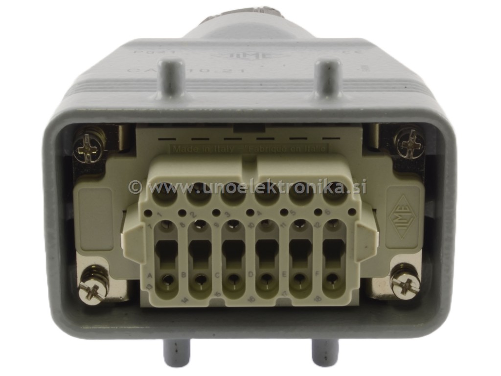 KONEKTOR ŽENSKI 18p.+PE ZA NA KABEL