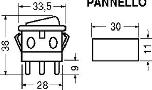 STIKALO 1 POLNO 16A 250VAC RDEČE