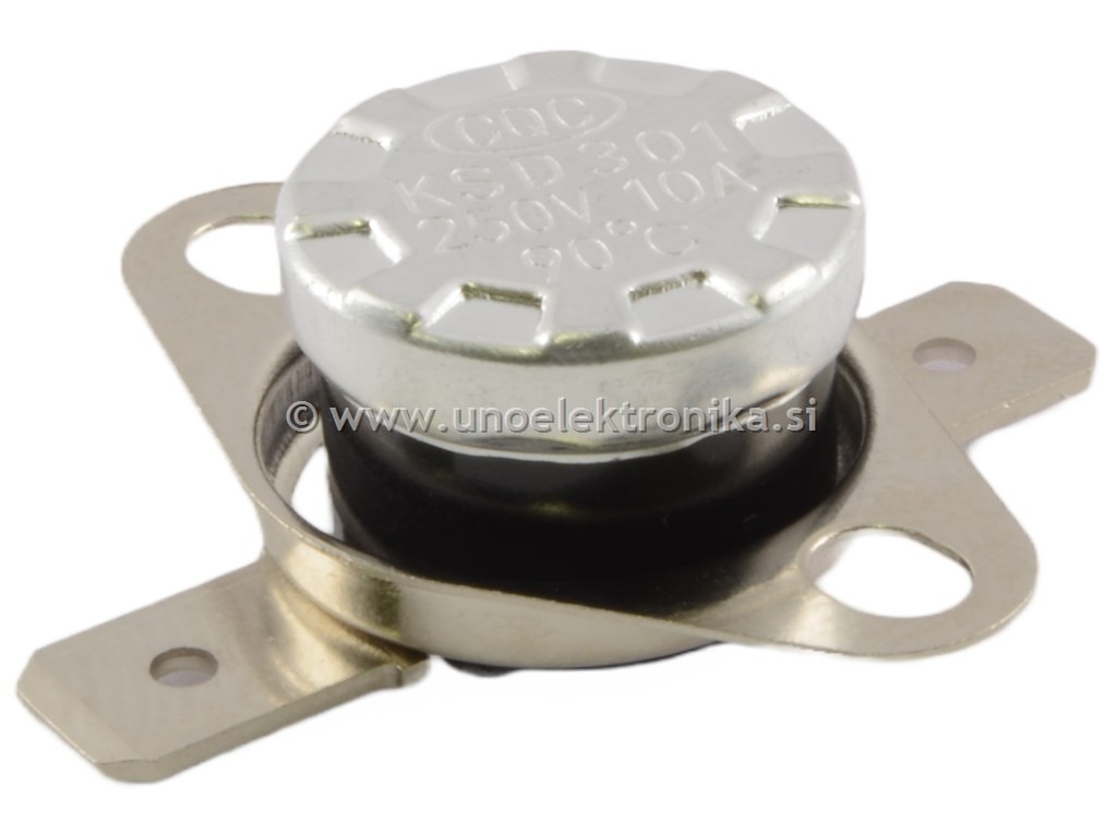 TERMOSTAT 80°C 10A/250V NC