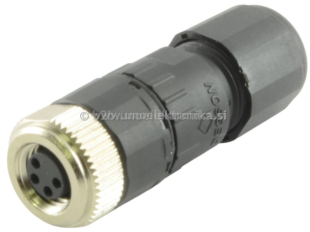 VTIČNICA M8 4p. ZA INDUKTIVNE SENZORJE