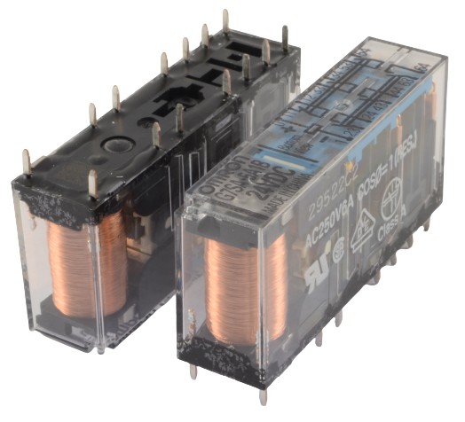 RELE 6 POLNI 24VDC 6A/250VAC 6A/30VDC