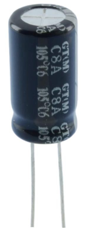 ELKO 330uF 35VL fi 10x12,5mm