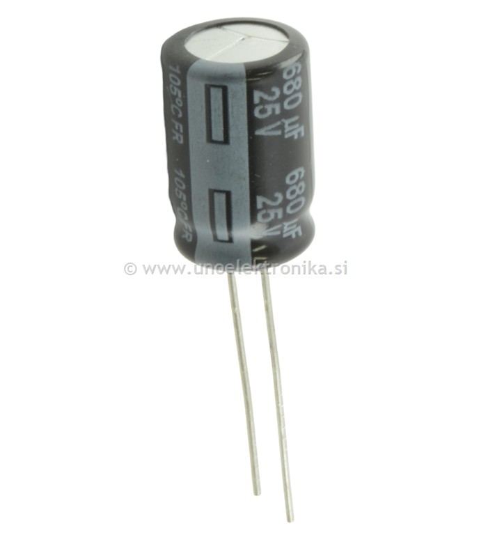 ELKO 680uF 25VL 10x17mm