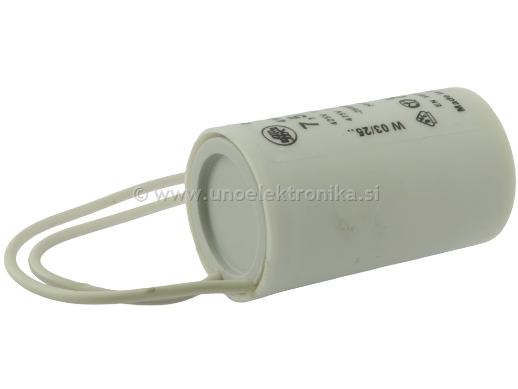 KONDENZATOR DELOVNI 7,5uF 475VAC