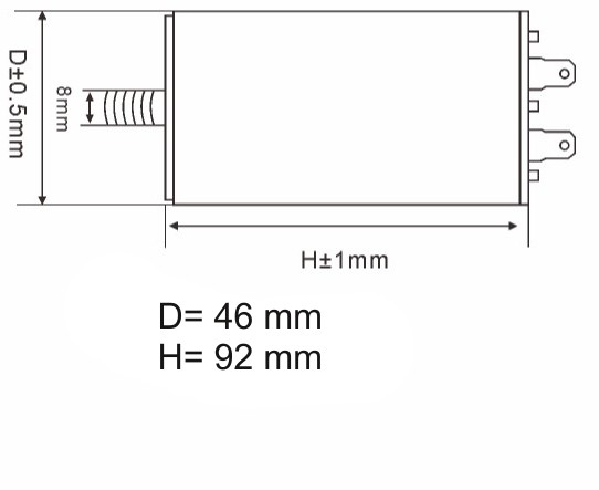 KONDENZATOR DELOVNI 30uF 450VAC
