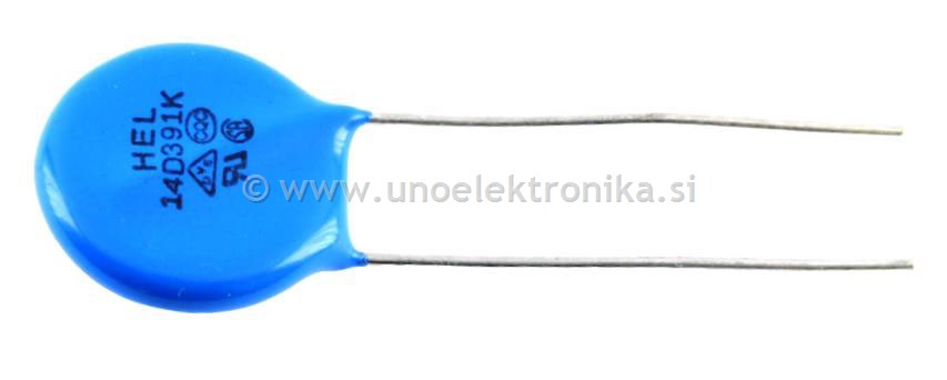 VARISTOR 300VAC 385 fi 17mm S14K300