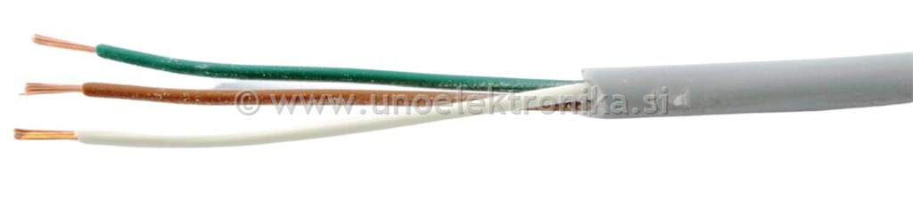 KABEL LIYY 3x0,25mm2 SIVE BARVE
