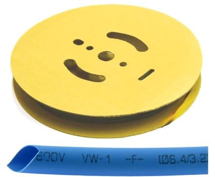TERMOSKRČNA CEV fi 4,8/2,4mm MODRA