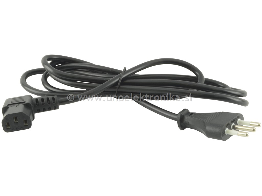 KABEL NAPAJALNI VTIKAČ 3 POLNI ITALIJA