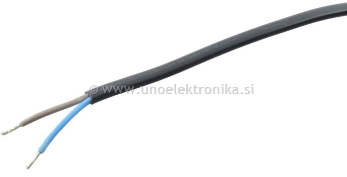 VRVICA VTIKAČ 2 POLNI-GOLO ČRNA L=2m