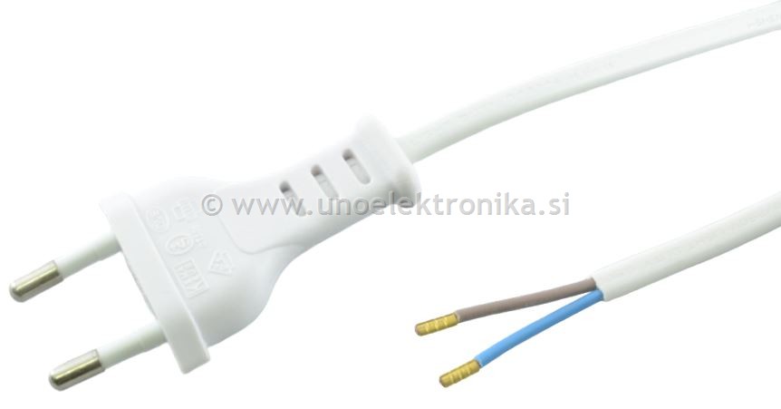 VRVICA VTIKAČ 2 POLNI-GOLO BELA L=2m