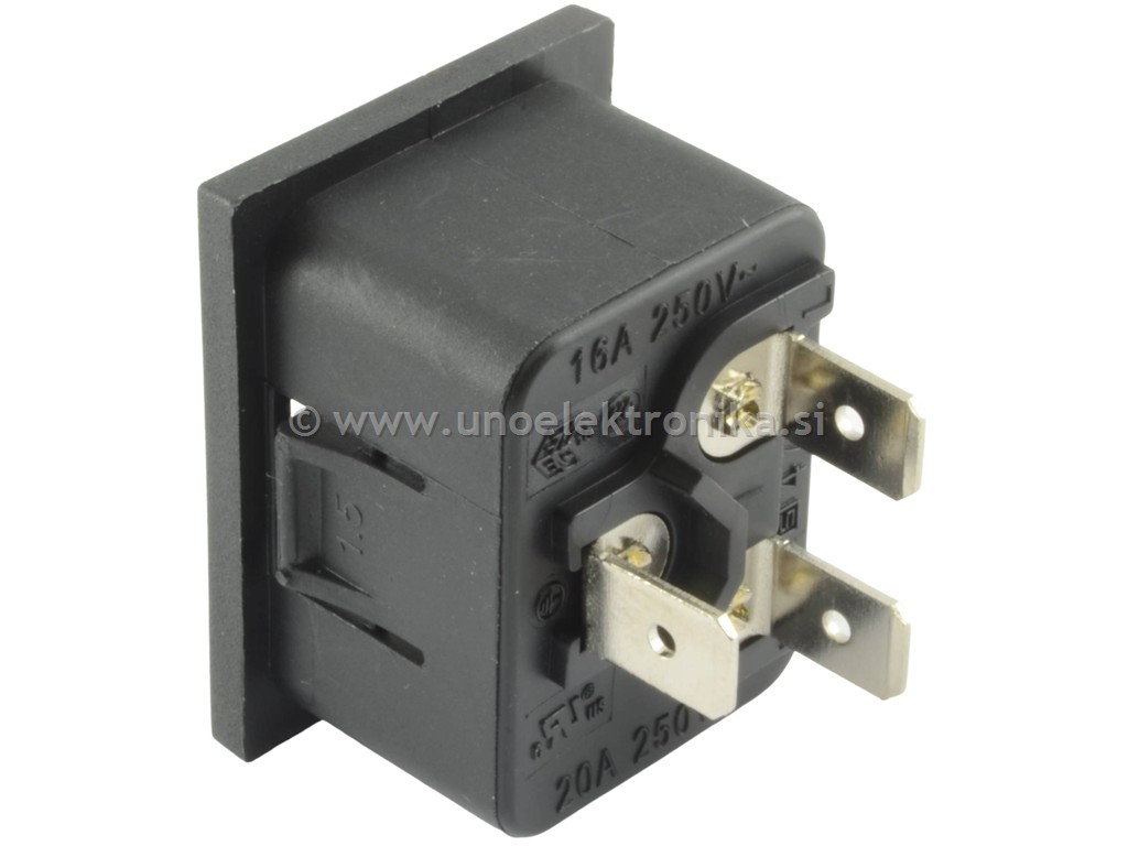 VTIKAČ 3 POLNI C20 IEC60320 16A 250V