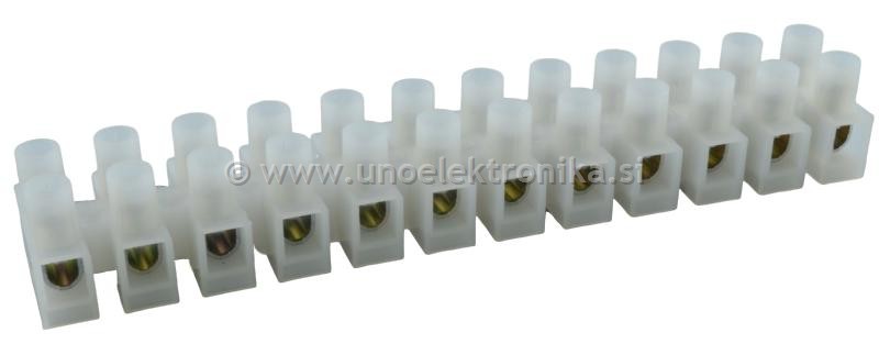 VRSTNA SPONKA DVOREDNA 12p. 4mm2 BELA