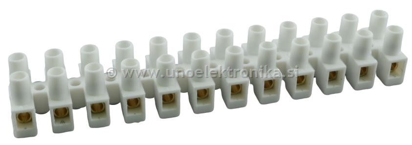 VRSTNA SPONKA DVOREDNA 12p. 4mm2 BELA