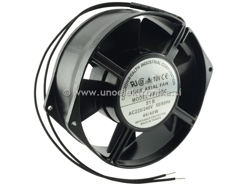 VENTILATOR 230VAC 172x150x55mm 46W