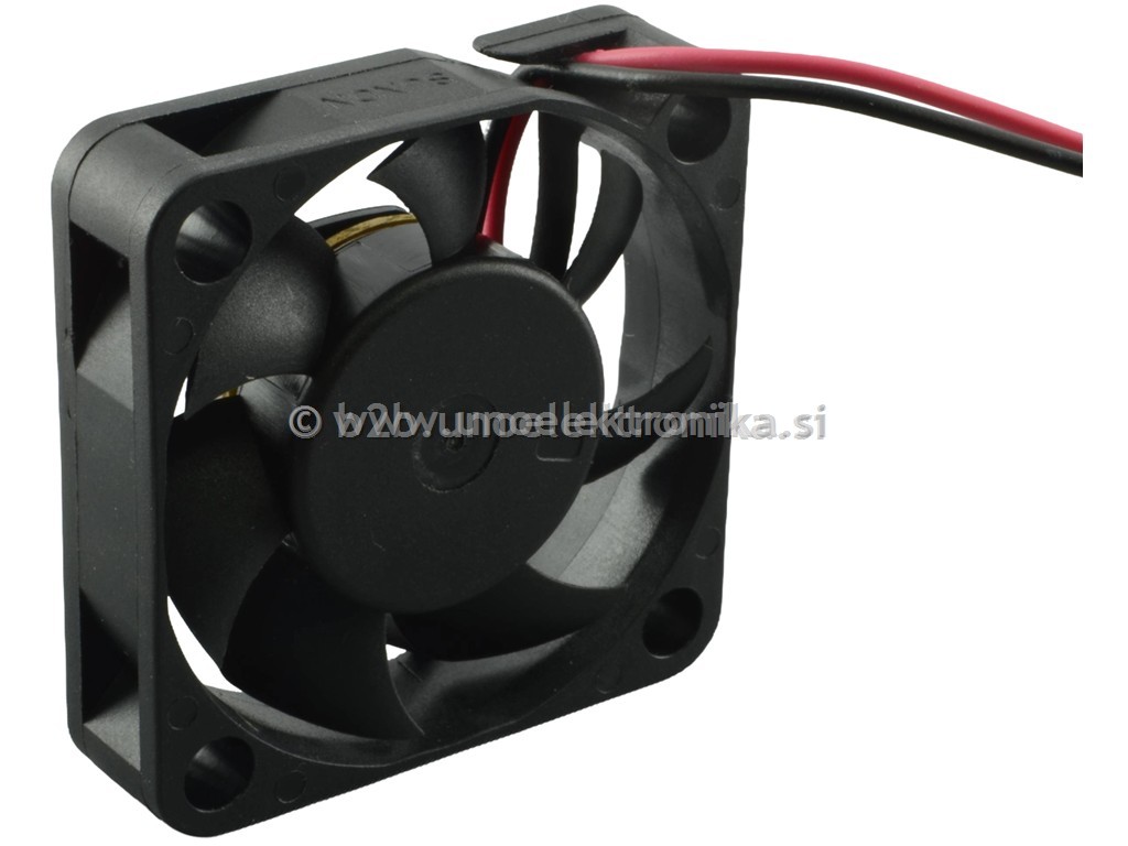 VENTILATOR 12VDC 40x40x10mm Z LEŽAJI