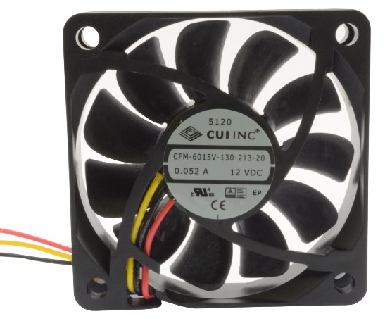 VENTILATOR 12VDC 60x60x15mm Z LEŽAJI