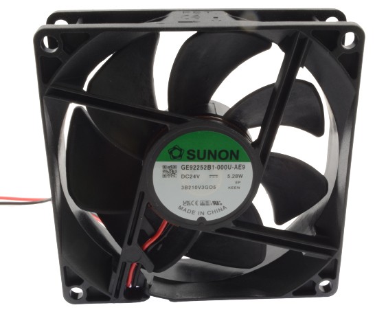 VENTILATOR 24VDC 92x92x25mm Z LEŽAJI