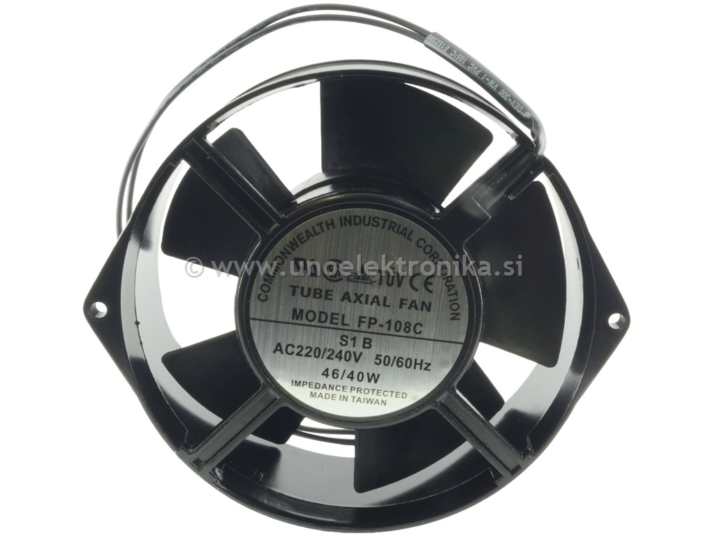 VENTILATOR 230VAC 172x150x55mm 46W