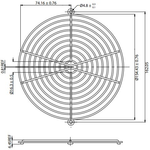ZAŠČITNA MREŽICA ZA VENTILATOR
