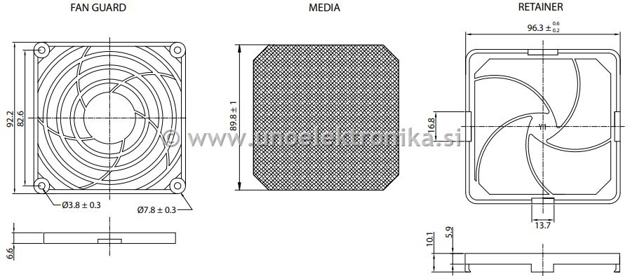 ZAŠČITNA MREŽICA S FILTROM ZA