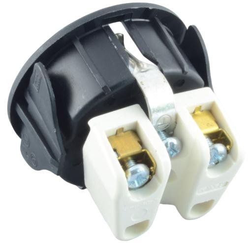 VTIČNICA SHUKO VGRADNA ZA NA PANEL ČRNA