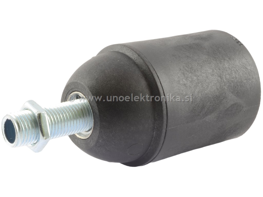 OKOV E27 ČRN Z VOTLIM VIJAKOM M10x1 30mm