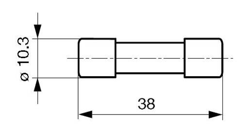 VAROVALKA KERAMIČNA 10x38mm HITRA gG
