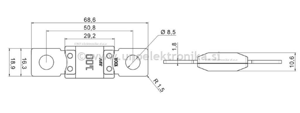 VAROVALKA SOLAR / NAVTIKA 32VDC