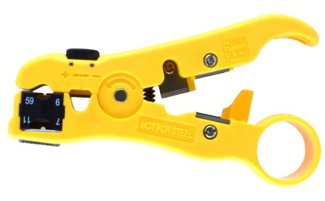 NOŽ ZA SNEMANJE KABLOV RG58, RG59, RG11