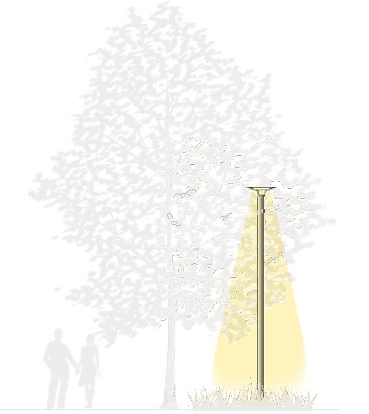 SOLARNA LED SVETILKA ZA DROG "E-FLOWER"