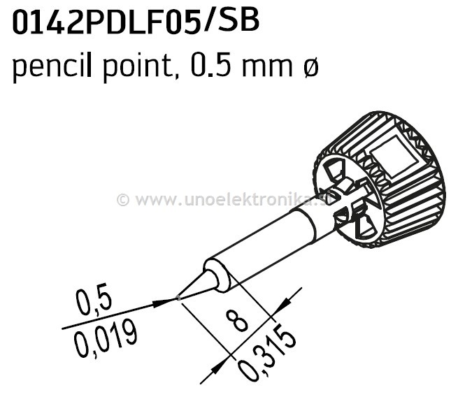 KONICA 0,5mm ZA SPAJK.ERSA I-CON