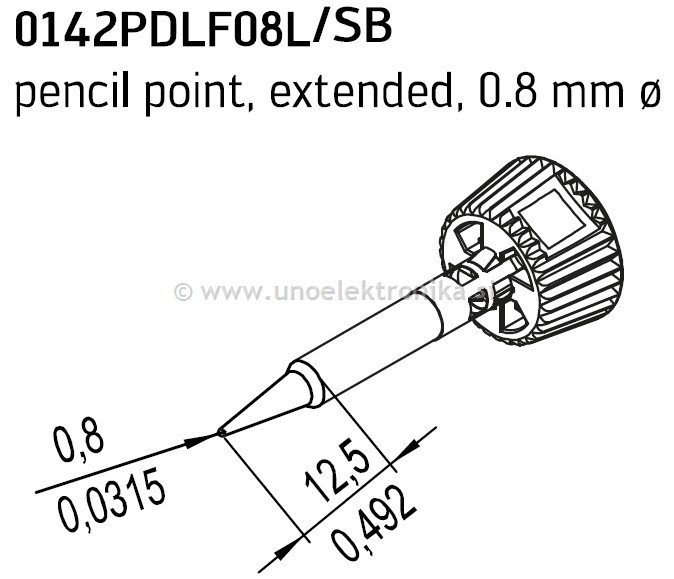 KONICA 0,8mm ZA SPAJK.ERSA I-CON