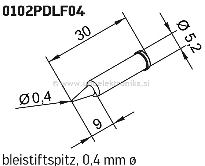 KONICA 0,4mm ZA SPAJK.ERSA I-CON NANO