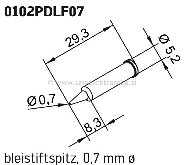 KONICA 0,7mm ZA SPAJK.ERSA I-CON NANO