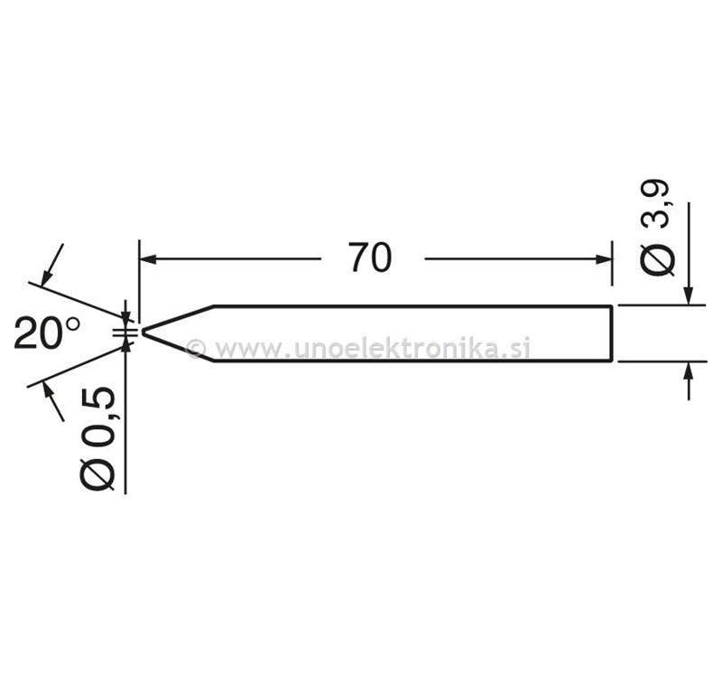 KONICA KONIČNA ZA SPAJKALO 30W IN 40W